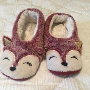 Cute fox slippers